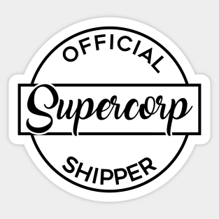 Official Supercorp Shipper Sticker